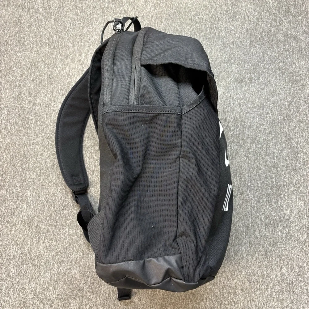 Nike Academy Team 30L Unisex Backpack Soccer Ball Bag Black Travel School Swoosh